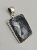 Canadian Eye Of Odin Sapphire Pendant in .925 Sterling Silver