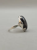 Canadian Eye Of Odin Sapphire Ring in .925 Sterling Silver (Size 6)
