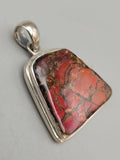 Canadian Ammolite Pendant Set in .925 Sterling Silver