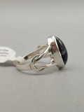 Canadian Eye Of Odin Sapphire Ring in .925 Sterling Silver (Size 6)