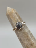 Canadian Eye Of Odin Sapphire Ring in .925 Sterling Silver (Size 6.75)