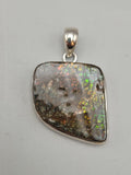 Canadian Ammolite Pendant Set in .925 Sterling Silver