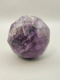 Faceted Lepidolite Sphere
