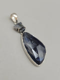 Canadian Eye Of Odin Sapphire Pendant in .925 Sterling Silver