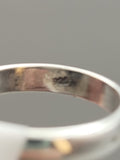 Canadian Eye Of Odin Sapphire Ring in .925 Sterling Silver (Size 5.75)