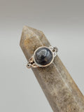 Canadian Eye Of Odin Sapphire Ring in .925 Sterling Silver (Size 5.5)