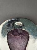 Canadian Rossmanite Tourmaline Pendant Set in .925 Sterling Silver