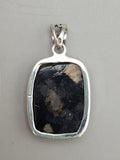 Canadian Staurolite And Garnet Pendant Set in .925 Sterling Silver