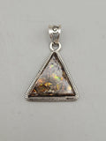 Canadian Ammolite Pendant Set in .925 Sterling Silver