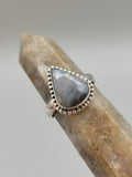 Canadian Eye Of Odin Sapphire Ring in .925 Sterling Silver (Size 6.75)