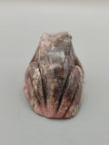 Rhodochrosite Frog Carving ❤️