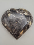 Canadian Staurolite & Garnet Heart Carving Kinbasket, B.C.