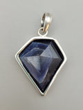 Canadian Eye Of Odin Sapphire Pendant in .925 Sterling Silver