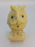 Serpentine Owl Carving