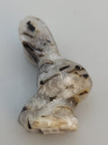 Agate Druzy, Rabbit Carving