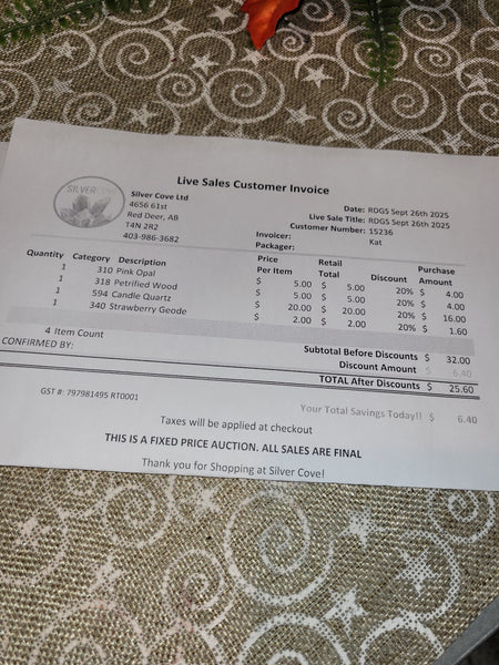 15236 RDGS September 26th 2025 Live