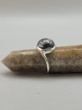 Canadian Eye Of Odin Sapphire Ring in .925 Sterling Silver (Size 6.5)
