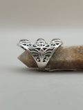 Canadian Eye Of Odin Sapphire Ring in .925 Sterling Silver (Size 6.25)