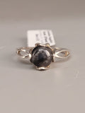Canadian Eye Of Odin Sapphire Ring in .925 Sterling Silver (Size 6.75)