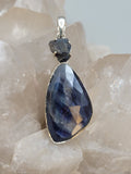 Canadian Eye Of Odin Sapphire Pendant in .925 Sterling Silver