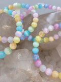Selenite Bracelet 6mm Multi-Coloured (Dyed)