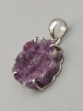 Canadian Rossmanite Tourmaline Pendant Set in .925 Sterling Silver