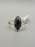 Canadian Eye Of Odin Sapphire Ring in .925 Sterling Silver (Size 6)