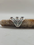 Canadian Eye Of Odin Sapphire Ring in .925 Sterling Silver (Size 8.25)