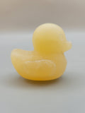 Orange Calcite Duck Carving ❤️