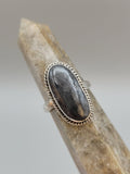 Canadian Eye Of Odin Sapphire Ring in .925 Sterling Silver (Size 7.75)