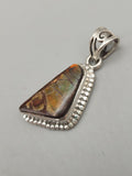 Canadian Ammolite Pendant Set in .925 Sterling Silver