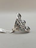 Canadian Eye Of Odin Sapphire Ring in .925 Sterling Silver (Size 6.25)