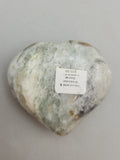 Canadian Vesuvianite & Grossular Garnet Heart Carving Bugaboos, B.C.