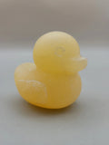 Orange Calcite Duck Carving ❤️