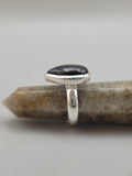 Canadian Eye Of Odin Sapphire Ring in .925 Sterling Silver (Size 7.5)