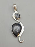 Canadian Eye Of Odin Sapphire Pendant in .925 Sterling Silver