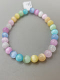 Selenite Bracelet 6mm Multi-Coloured (Dyed)