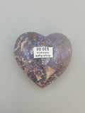 Grape Agate Heart