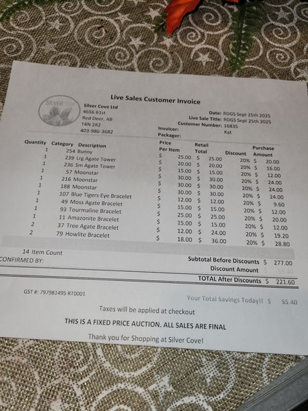 16835 RDGS September 25th 2025 Live