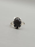 Canadian Eye Of Odin Sapphire Ring in .925 Sterling Silver (Size 5.75)