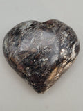 Canadian Staurolite & Garnet Heart Carving Kinbasket, B.C.