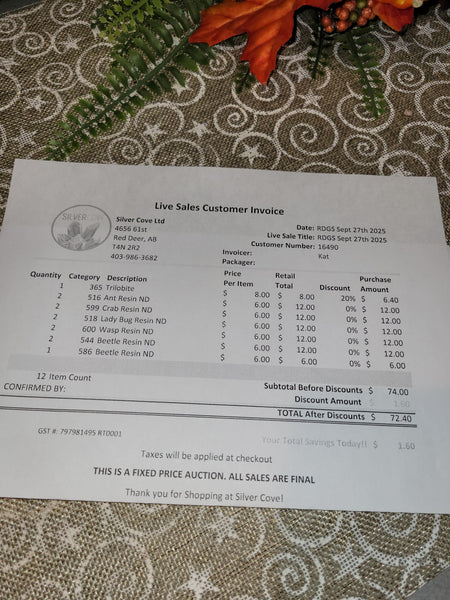 16490 RDGS September 27th 2025 Live