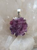 Canadian Rossmanite Tourmaline Pendant Set in .925 Sterling Silver