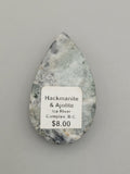 Canadian Hackmanite & Ijolite Cabochon~Ice River Complex, BC
