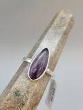 Super Seven in Sterling Silver Ring Sz10