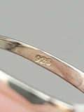 Canadian Eye Of Odin Sapphire Ring in .925 Sterling Silver (Size 6.75)