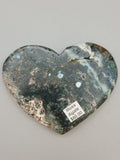 Moss Agate Heart