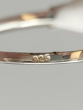 Canadian Eye Of Odin Sapphire Ring in .925 Sterling Silver (Size 7.75)