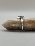 Canadian Eye Of Odin Sapphire Ring in .925 Sterling Silver (Size 6.75)