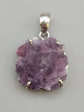 Canadian Rossmanite Tourmaline Pendant Set in .925 Sterling Silver